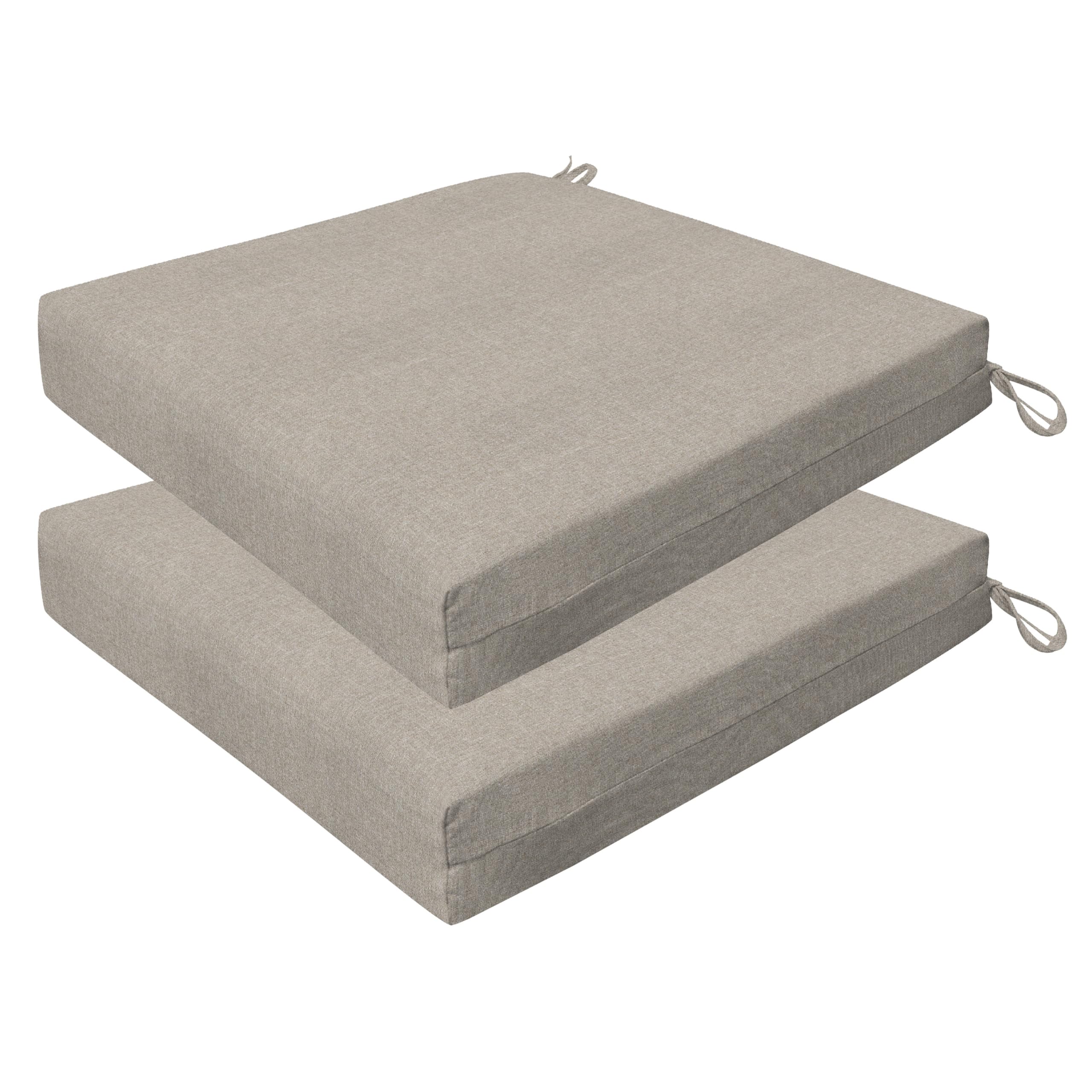 Honeycomb Outdoor Cushion Set 20' X 20', Solarvie Taupe Dining Patio Cushions