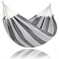 SUNCREAT Hammocks for Outside, Portable Heavy Duty Tree Hammock, Dark Gray & Light Gray