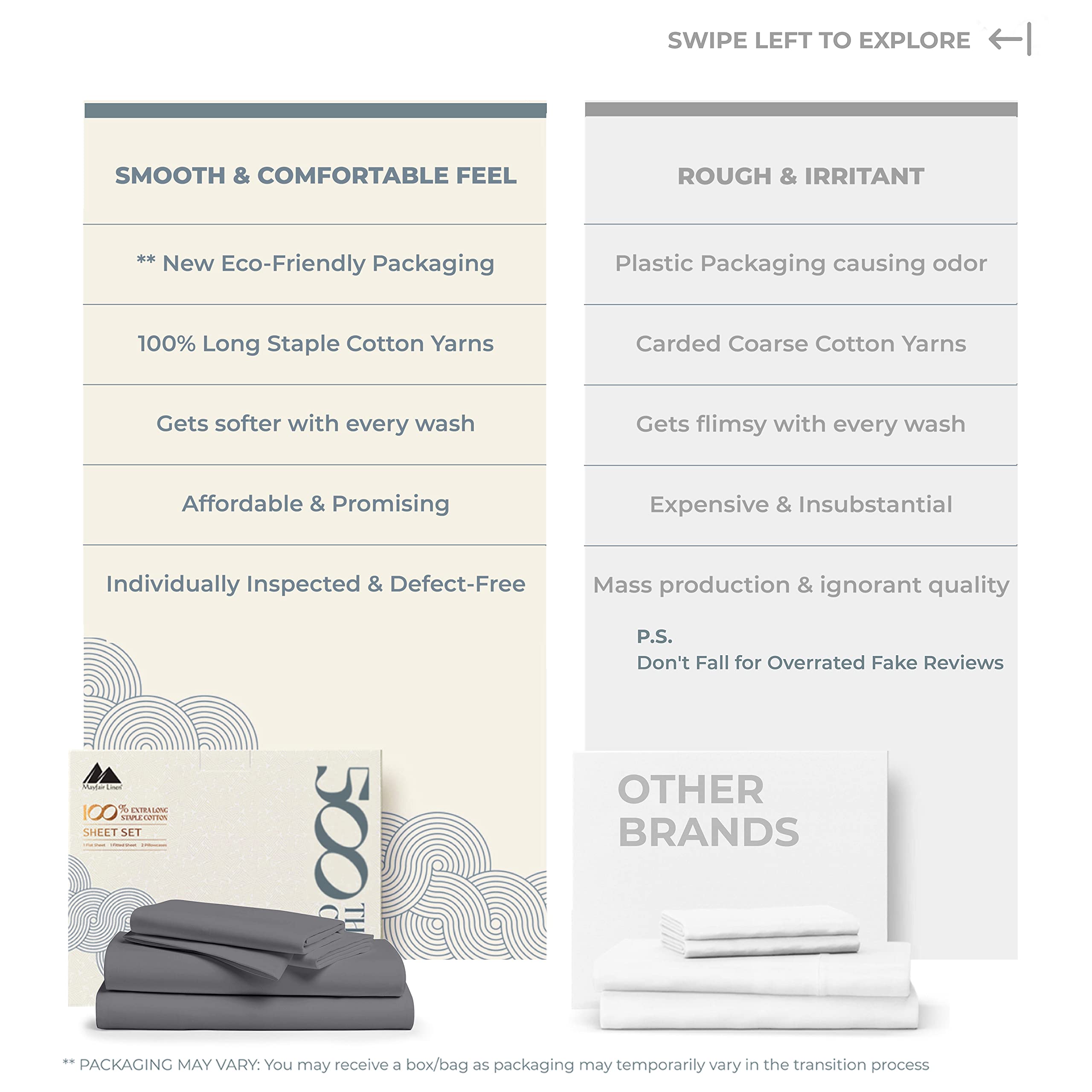 100% Cotton Twin Size Sheet Set, 3 Pc Long-Staple Combed Cotton Best Sheets On Amazon - Fitted & Flat Sheet, 1 Pillowcase - Soft, Cool, Breathable Sateen Weave Bedsheets For Kids & Adults (Sea Foam)