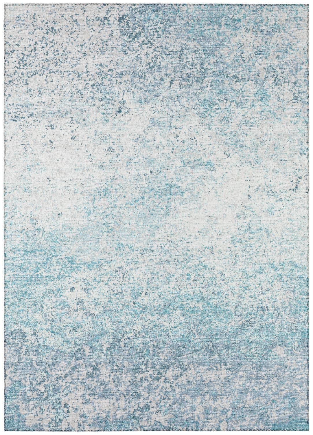 Addison Rugs Rylee Ary33 Blue Washable 3' X 5' Indoor Outdoor Area Rug, Easy Clean, Machine Washable, Non Shedding, Bedroom, Entry, Living Room, Dining Room, Kitchen, Patio Rug