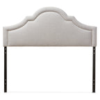 Baxton Studio Jardan Headboard, Full, Greyish Beige