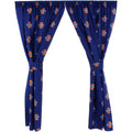 College Covers Everything Comfy Illinois Fighting Illini Curtain Panel Set, 2 Panels, 2 Matching Tie Backs, 42 inches Wide by 63