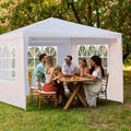 Outvita Outdoor Party Tent, Patio Canopy Tent Gazebo With Removable Sidewalls Instant Event Tent For Cater Events Wedding Birthd