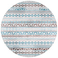 Sedona Sn10 Grey Bohemian Rug Round 6' X 6'