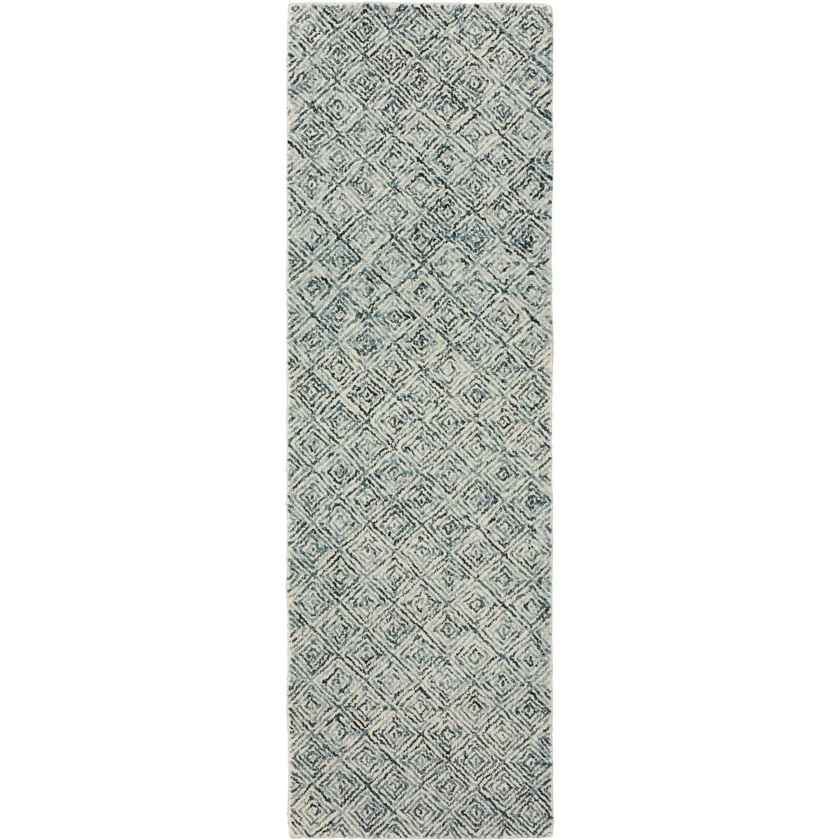 Zoe Zz1 Grey Bohemian Rug Runner 2' 6&quot; X 10'