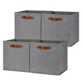 DULLEMELO Fabric Storage Cubes,13 inch Cube Stroage Bins for Empty Gift Basket,Toys Nursery Clothes Storage Linen Closet Organiz