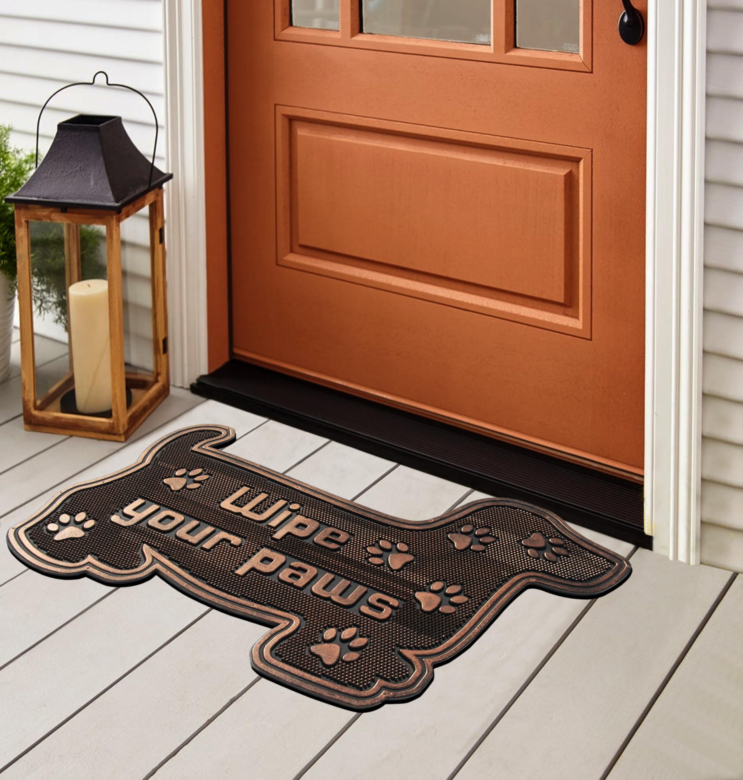 A1 Home Collections Rubber Pin Welcome Door Mats 18    X 30    For Outdoor Entrance,Fun Designed Floor Mat, Welcome Mats For Fro