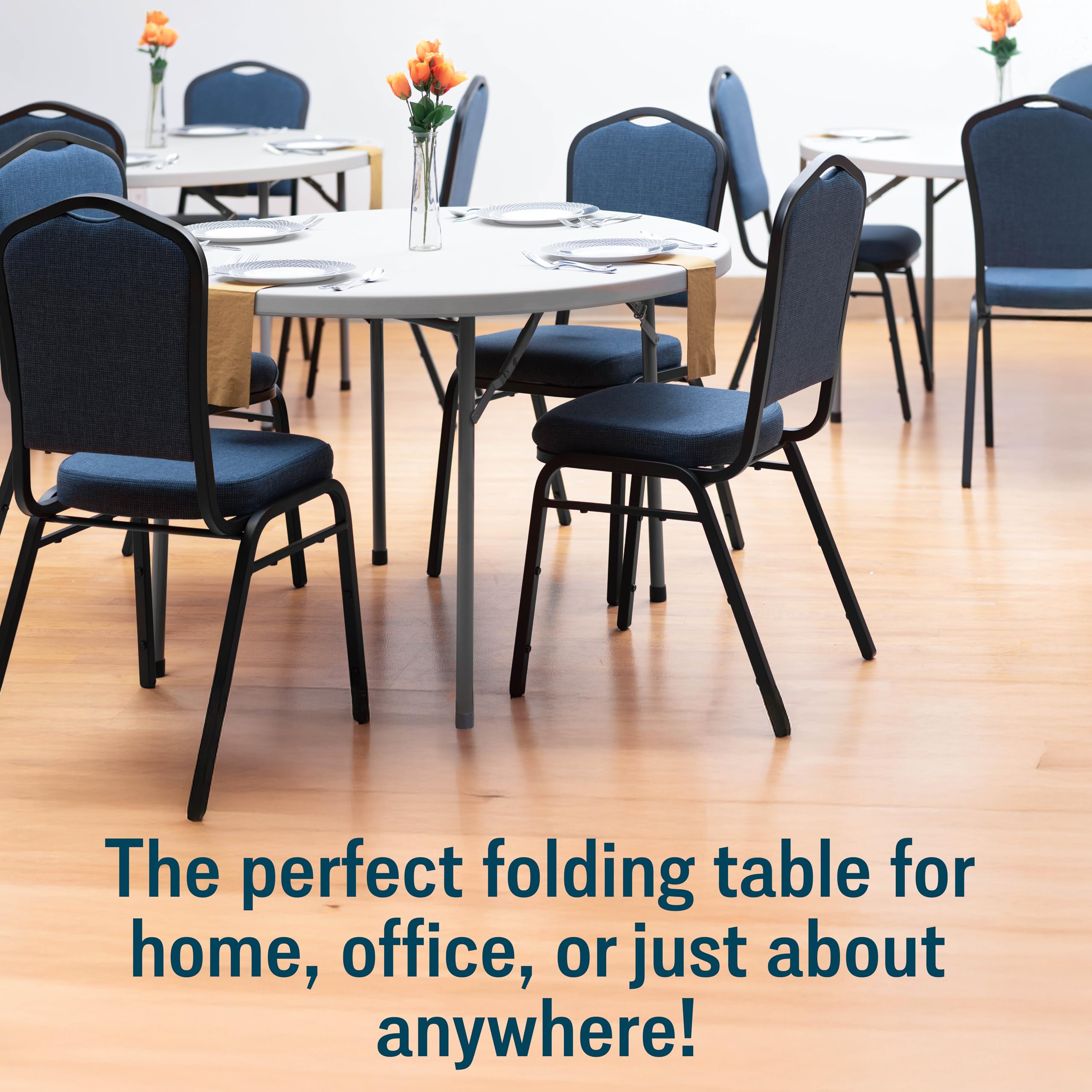 National Public Seating BT-R Series Folding Table - Thumbnail 2