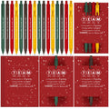 Sayglossy 28 Pcs Team Appreciation Gifts Bulk For Coworker Valentines Gifts For Work Team Ballpoint Pens With Team Together Card