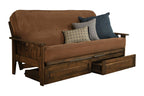 Kodiak Furniture Tucson Full Size Futon Set, Marmont Mocha