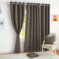 Story@Home 100% True Blackout Curtains Semi Long Door 8 Feet Set Of 1 | Solid Design |Room Darkening Curtain | Thermal Insulated