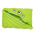 Zipit Monster Large Pencil Case For Boys Pencil Pouch For School, College And Office Pencil Bag For Kids (Green)