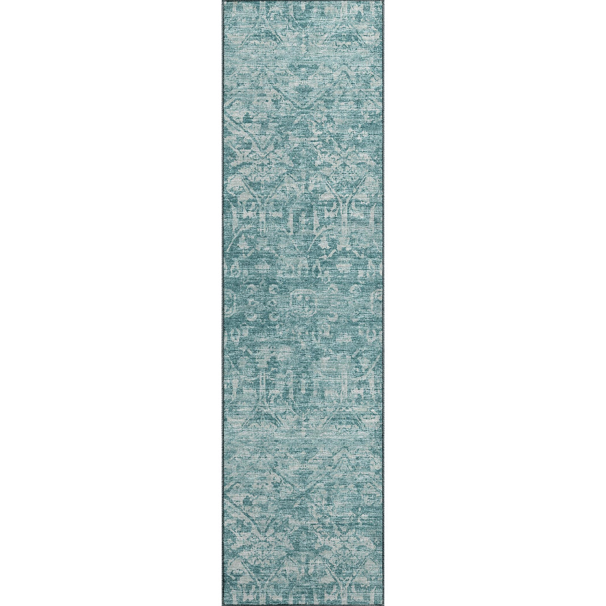 Aberdeen Ab1 Blue 2'3&quot; X 7'6&quot; Runner Rug