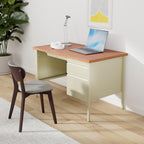 Lorell Fortress Series Oak Laminate Top Desk