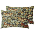 Generic Butterfly Throw Pillow Covers 18x18 Set of 2, Retro Botanical Pillowcase, Pillow Shams with Zipper, Soft Breathable, Abs
