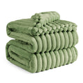 Bedsure Reseda Fleece Queen Blanket For Couch - Super Soft Cozy Blankets For Women, Cute Small Blanket For Girls, 90X90 Inches