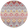 Sedona Sn2 Purple Bohemian Rug Round 8' X 8'