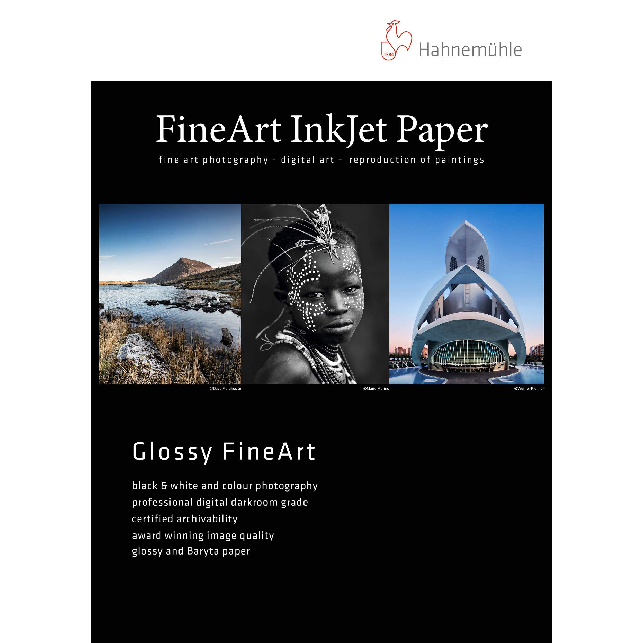 Hahnemuhle Fine Art Baryta 325, Ultra Smooth High Gloss, Bright White Inkjet Paper, 325Gsm, 8.5X11', 25 Sheets