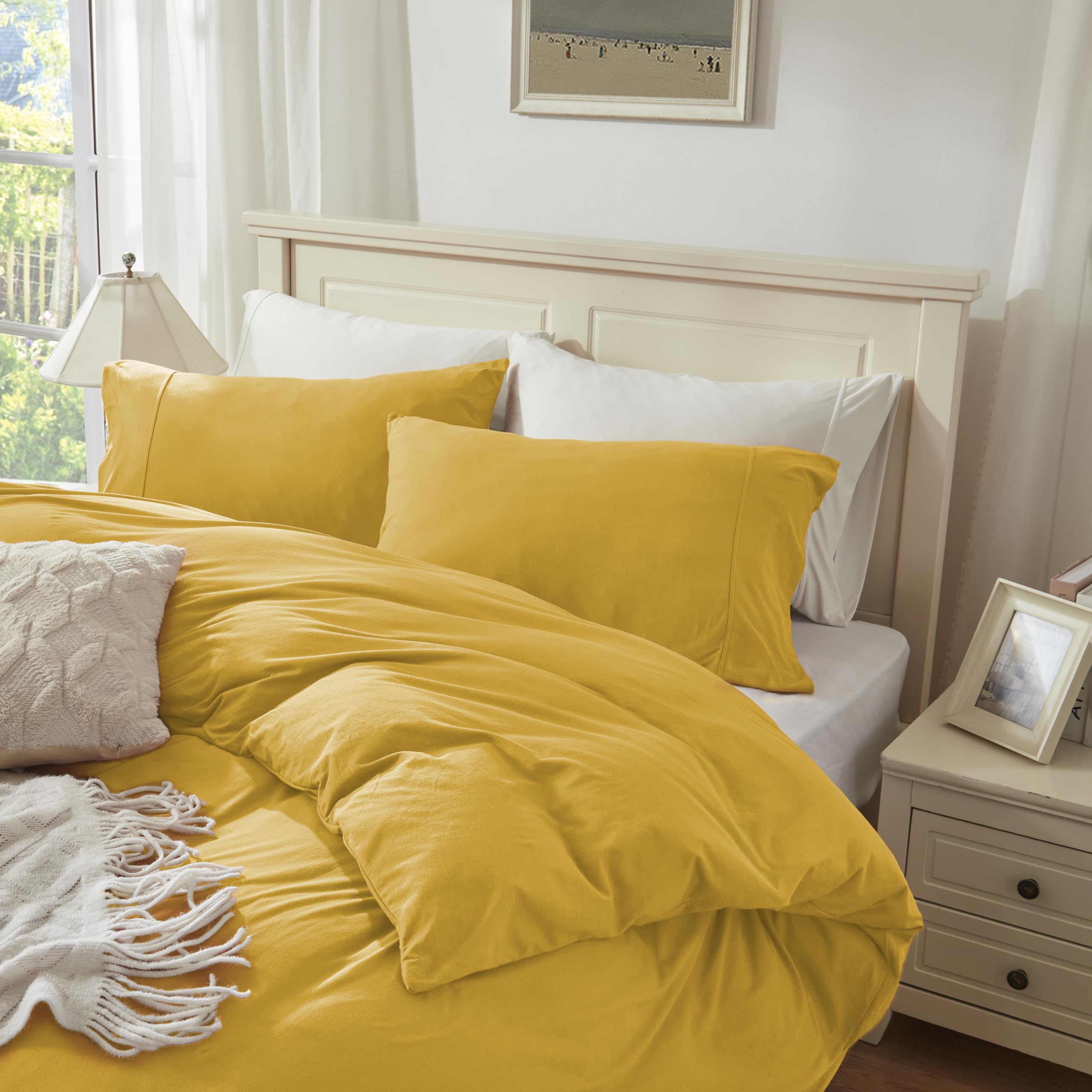Household 100% Jersey Cotton Pillowcase 20   X36   -Light Weight, Comfortable, Super Soft Pillow Case With Envelope Closure Set