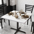 Flash Furniture Glenbrook 36' Square Table Top With White Or Gray Reversible Laminate Top (Pack Of 1)