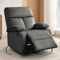 Hzlagm Swivel Rocker Recliner For Adults, Rocking Small Recliner Chair For Small Spaces, Small Rocker Recliner Chair For Living