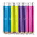 Yoobi No. 2 Pencils, Pre-Sharpened In Bright Colors, Pink, Purple, Blue And Yellow Pencils, Fun School Supplies For Kids, Teens