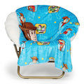 Jay Franco Kids Nogginz Set  12 Inches Nogginz Pillow & 40 x 50 Inches Cozy Plush Throw Blanket, UltraSoft Character Nap Se