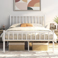 Yaheetech 14 Inch Full Size Bed Frame Metal Platform Bed with Spindle Headboard Footboard/Mattress Foundation/No Box Spring Need