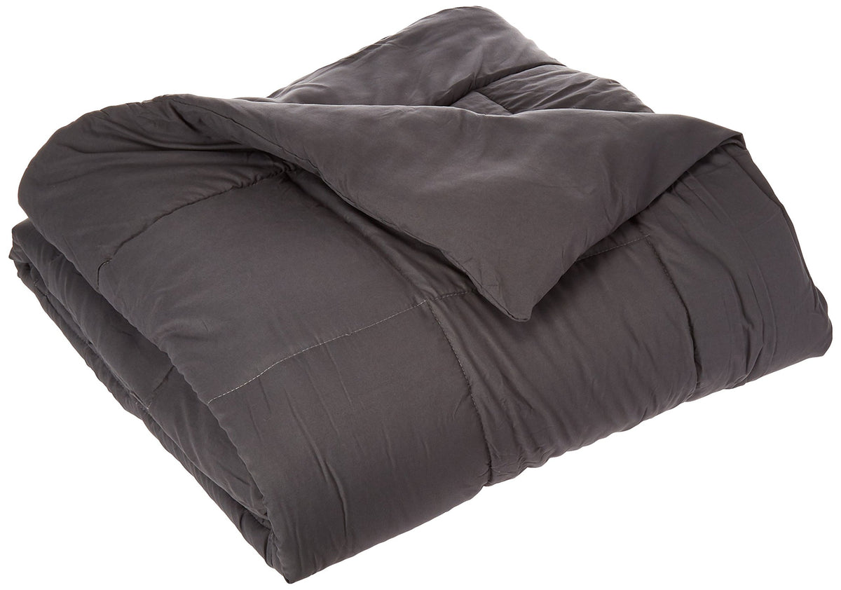 Elegant Comfort Down Alternative Comforter/Duvet Cover Insert, Full/Queen Size, Gray