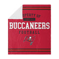 Foco Tampa Bay Buccaneers Nfl Team Property Of Sherpa Fleece Blanket