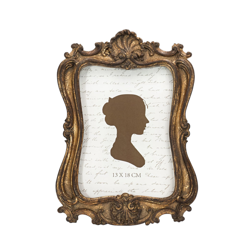 AELS 5x7 Inch Vintage Picture Frame, Distressed Elegant Antique Photo Frames with Glass Front, Photo Display, Tabletop Wall Hang