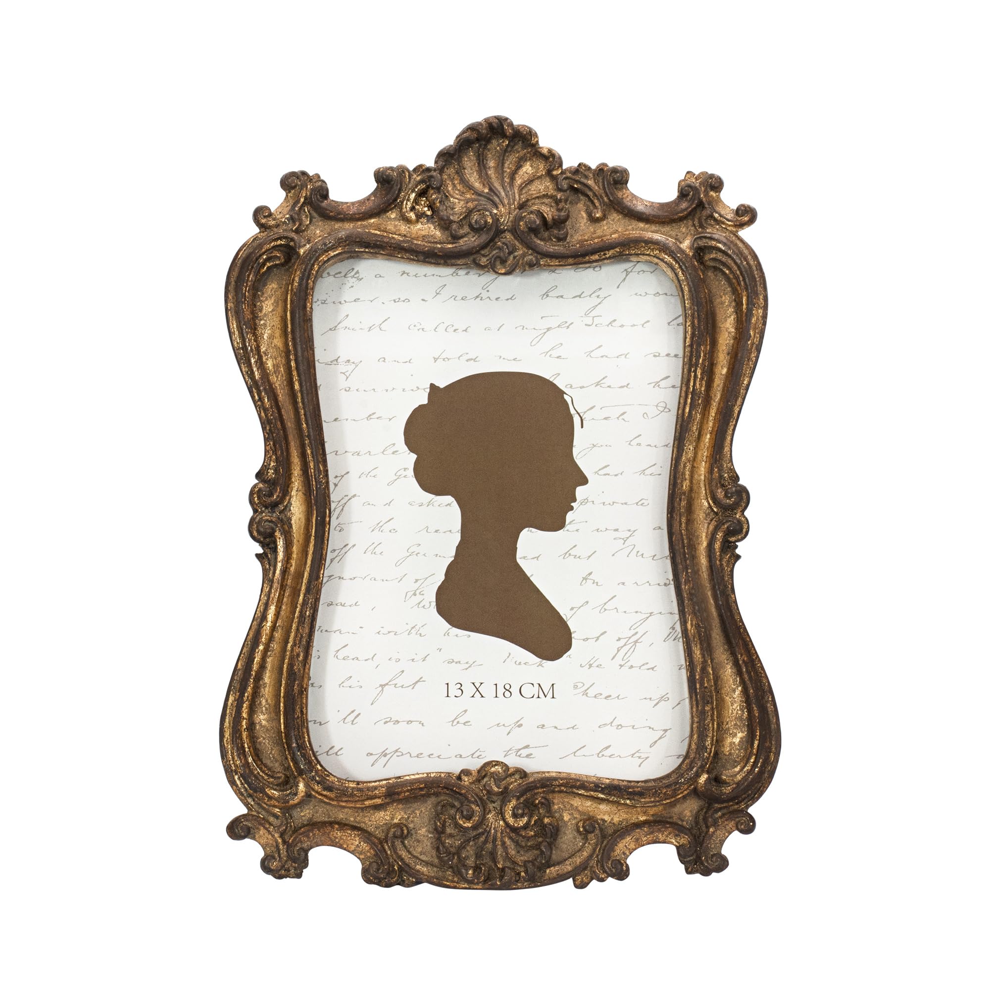 AELS 5x7 Inch Vintage Picture Frame, Distressed Elegant Antique Photo Frames with Glass Front, Photo Display, Tabletop Wall Hang