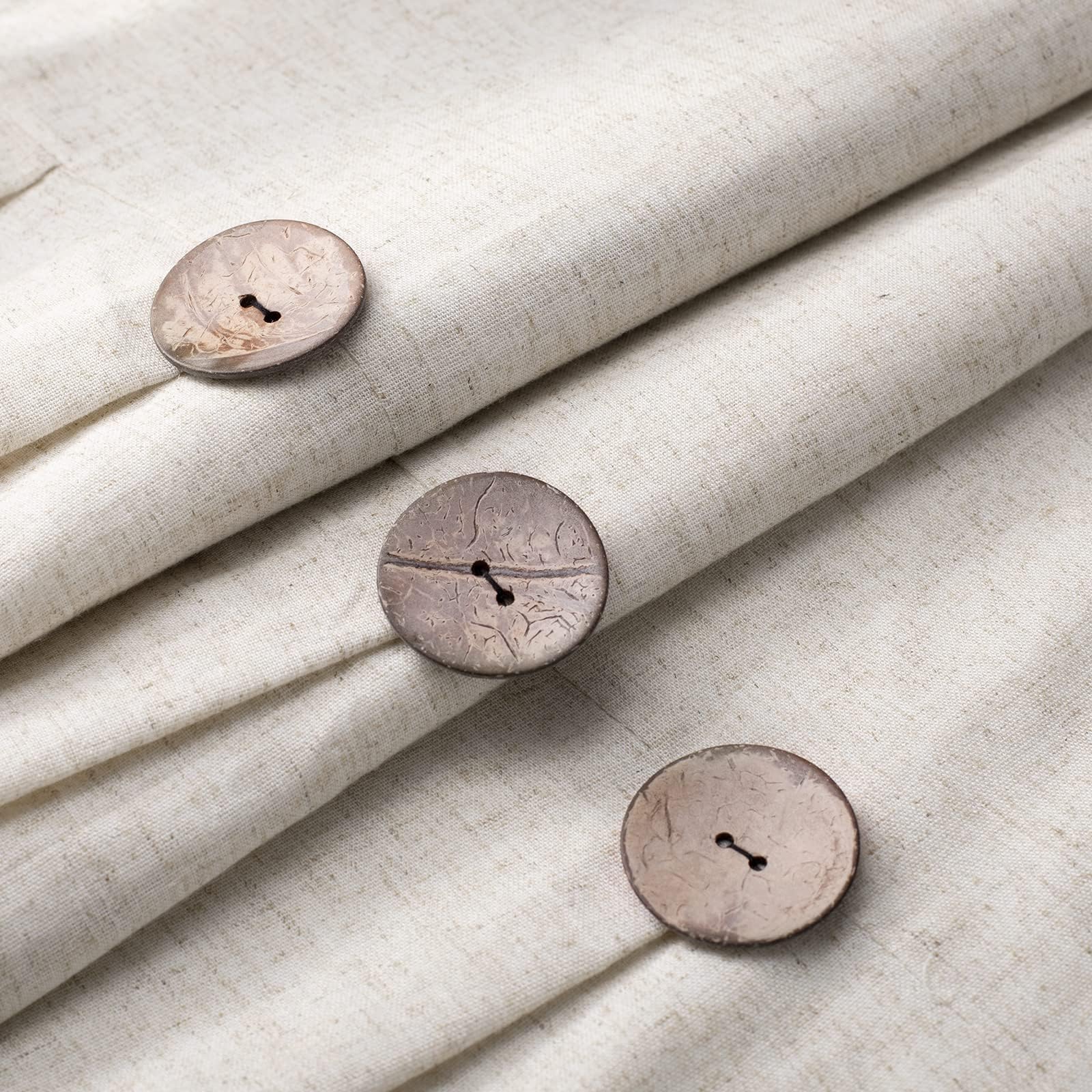 Awellife Extra Long Shower Curtain For Bathroom 84 Inch Shower Curtain Linen And Cotton Woven Fabric Country Rustic Style Shower Curtain Set Natural Farmhouse