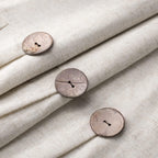 Awellife Extra Long Shower Curtain For Bathroom 84 Inch Shower Curtain Linen And Cotton Woven Fabric Country Rustic Style Shower Curtain Set Natural Farmhouse