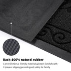 Yimobra Welcome Front Door Mat, Heavy Duty Easy Clean Doormat Indoor Outdoor, Waterproof Quick Dry Floor Mat For Home, Garage, H