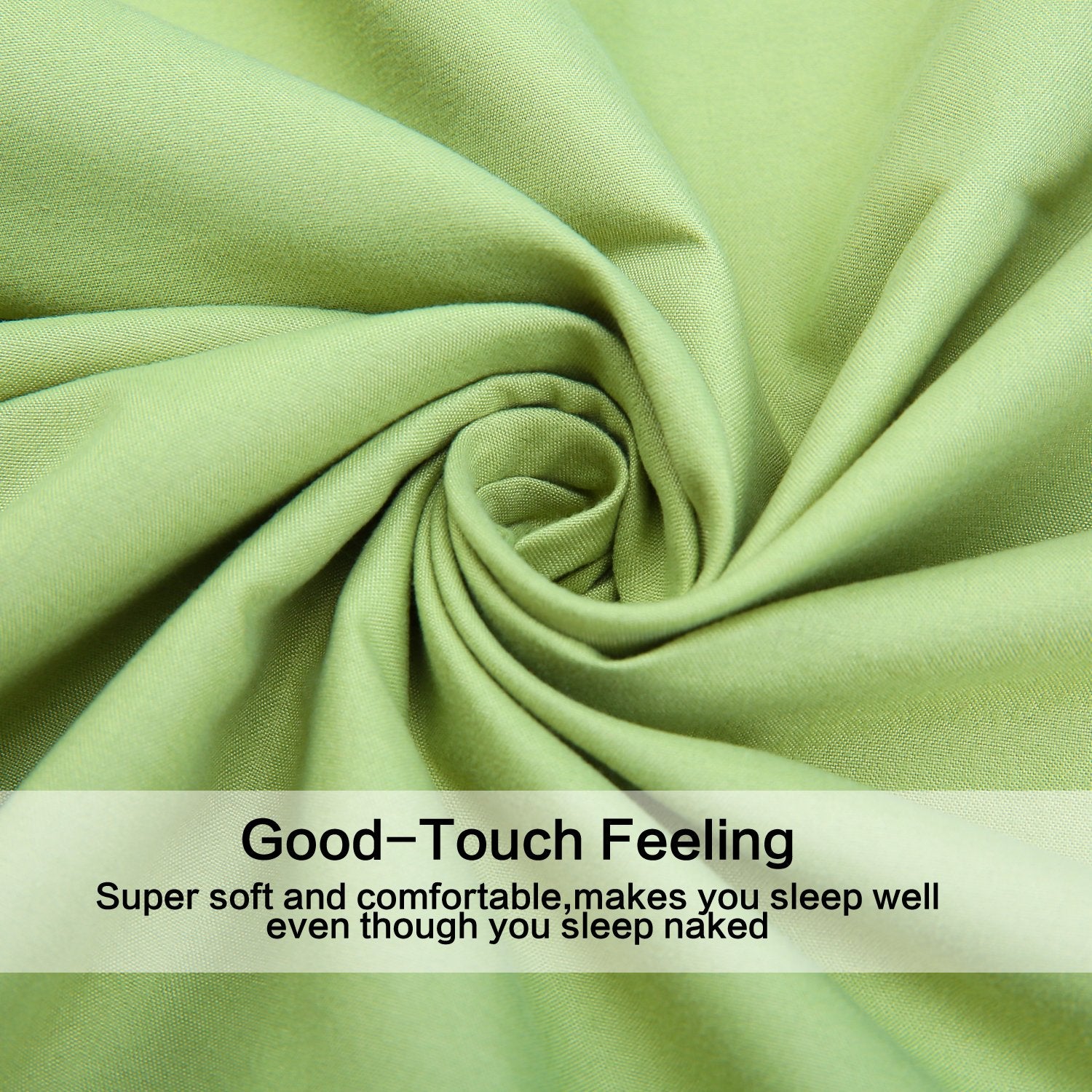 4 Piece Bed Sheet Set (Full,Sage) 1 Flat Sheet,1 Fitted Sheet And 2 Pillow Cases,Brushed Microfiber Luxury Bedding With Deep Pockets