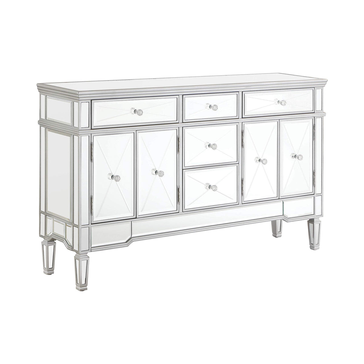 Coaster Home Furnishings 5-Drawer Accent Cabinet Silver