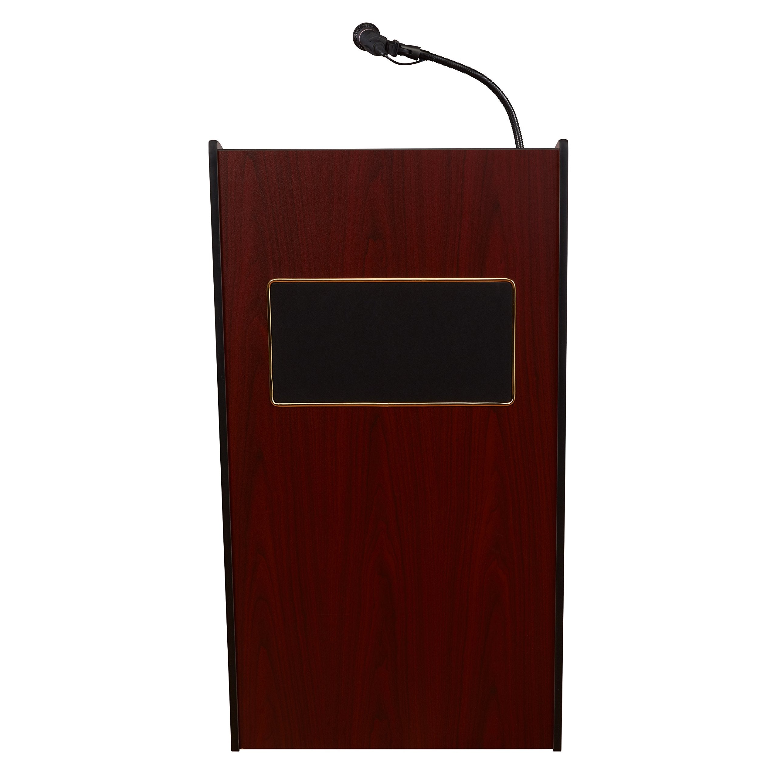 Oklahoma Sound 6010-My Aristocrat Floor Sound Lectern, 25' Width X 46' Height X 20' Depth, Sound, Mahogany