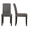 Thksbought Modern Pu Upholstered Dining Chairs Elegant Design Dining Room Chairs (Black Set Of 2)