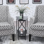 Convenience Concepts Tucson Wedge End Table, Black