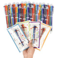 Ulema 28 Pcs Ballpoint Pens 0.7Mm 6-In-1 Colored Ballpoint Pens School Supplies Birthday Party Favors Gifts Valentines Day Gifts