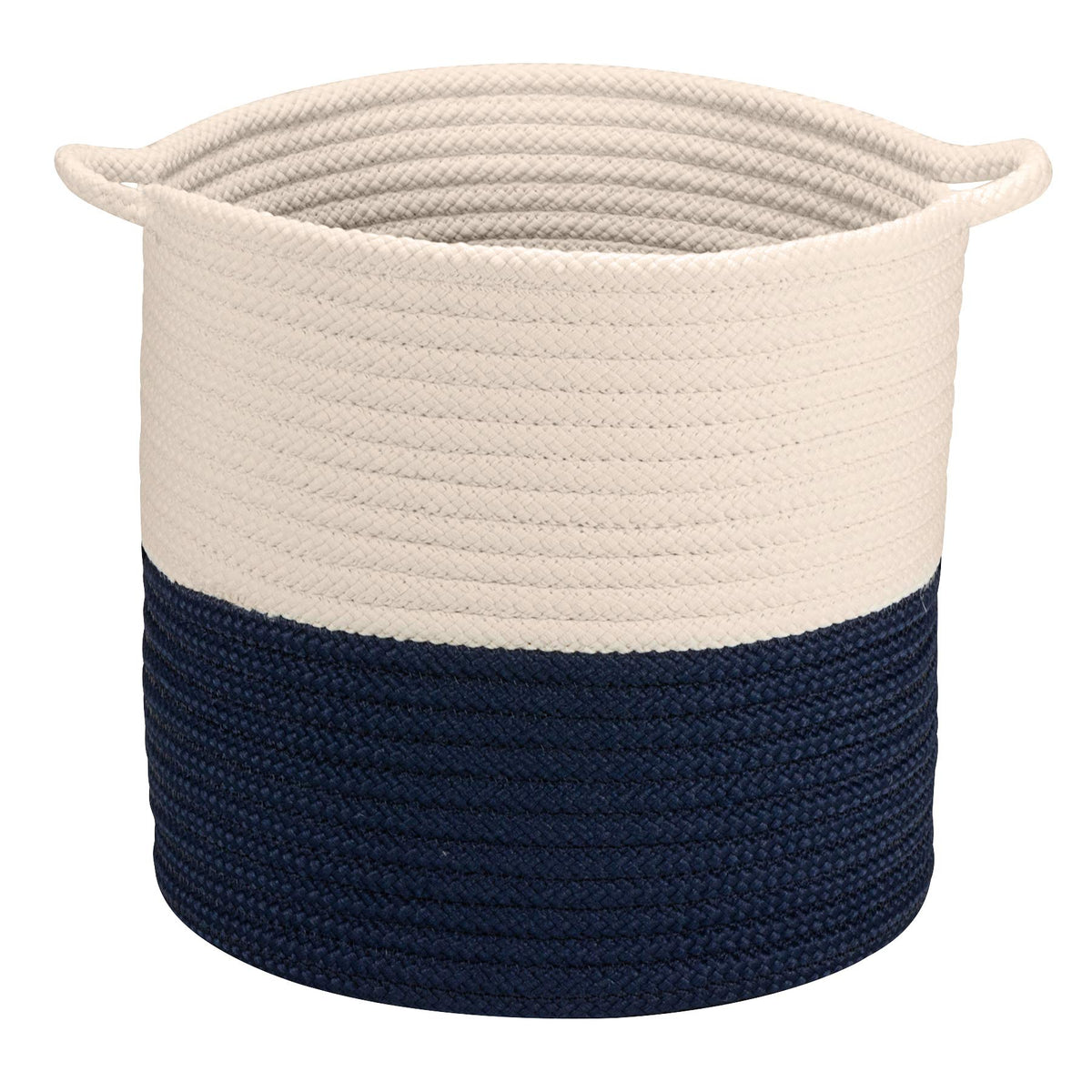 Colonial Mills Craftworks Basket, 18&quot;X18&quot;X17&quot;, Navy