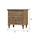 Wallace & Bay Haynes Nightstand, Gray