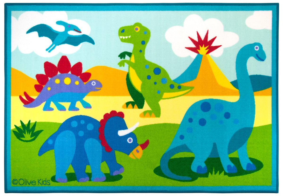 Wildkin Kids 39 X 58 Inch Rug For Boys And Girls, Ideal For Classrooms, Playrooms & Bedrooms Features Skid-Proof Backing, Serged