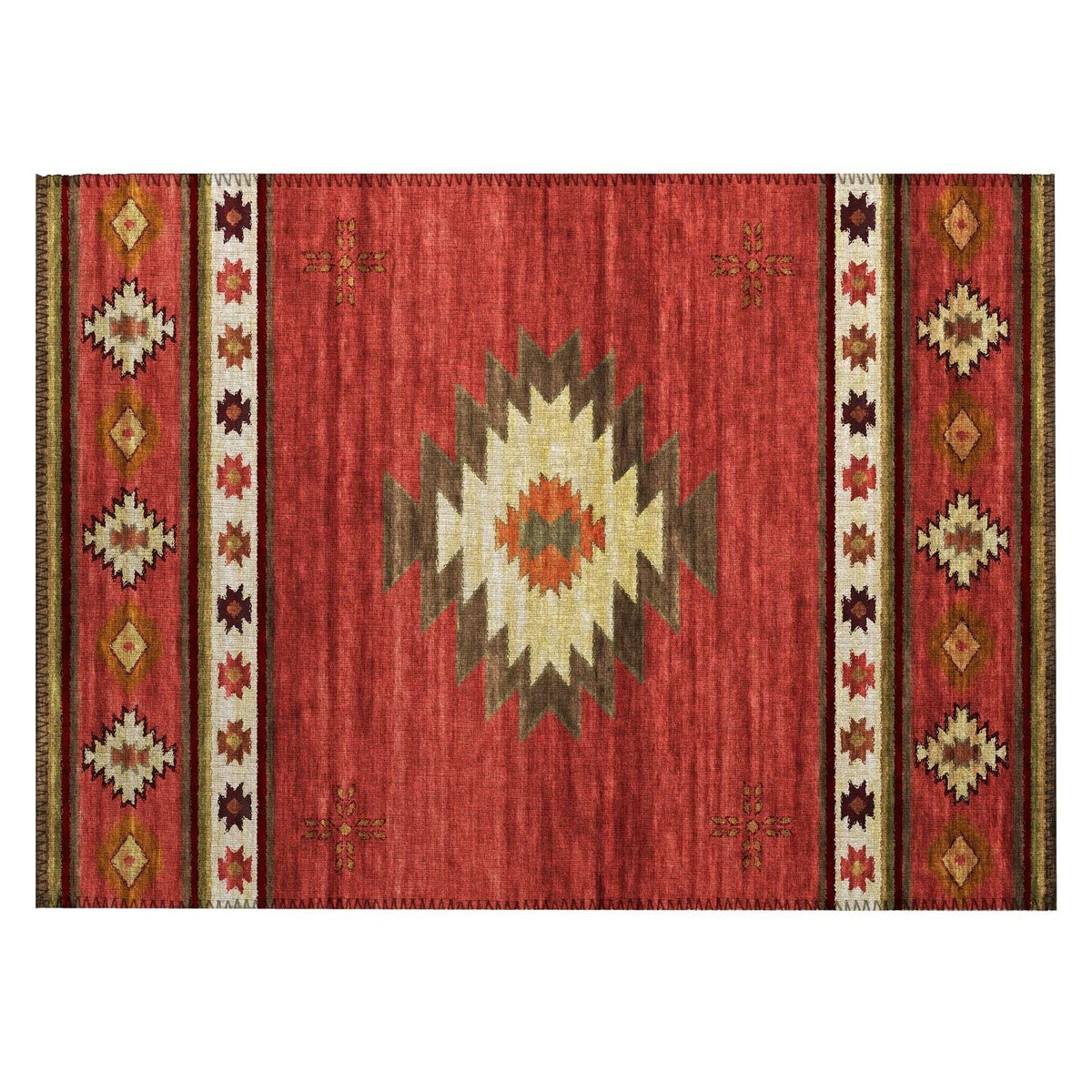 Phoenix Ph4 Red Southwestern Rug Rectangle 10' X 14'