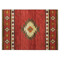 Phoenix Ph4 Red Southwestern Rug Rectangle 8' X 10'