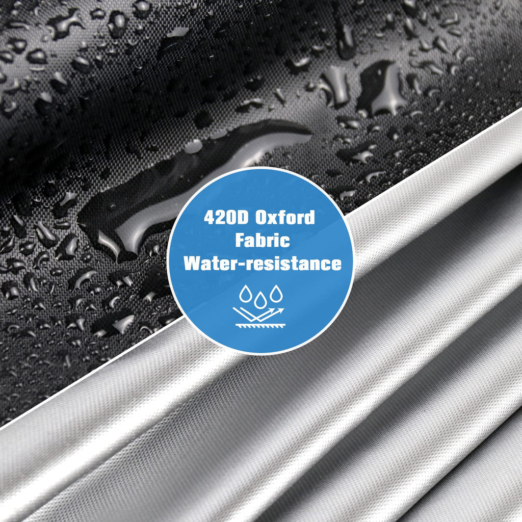 Jungda Tri Folding Mattress Storage Bag,Foldable Memory Foam Mattress Case,Carry Case For Tri-Fold Guest Bed Mattress Fits 4-6 I