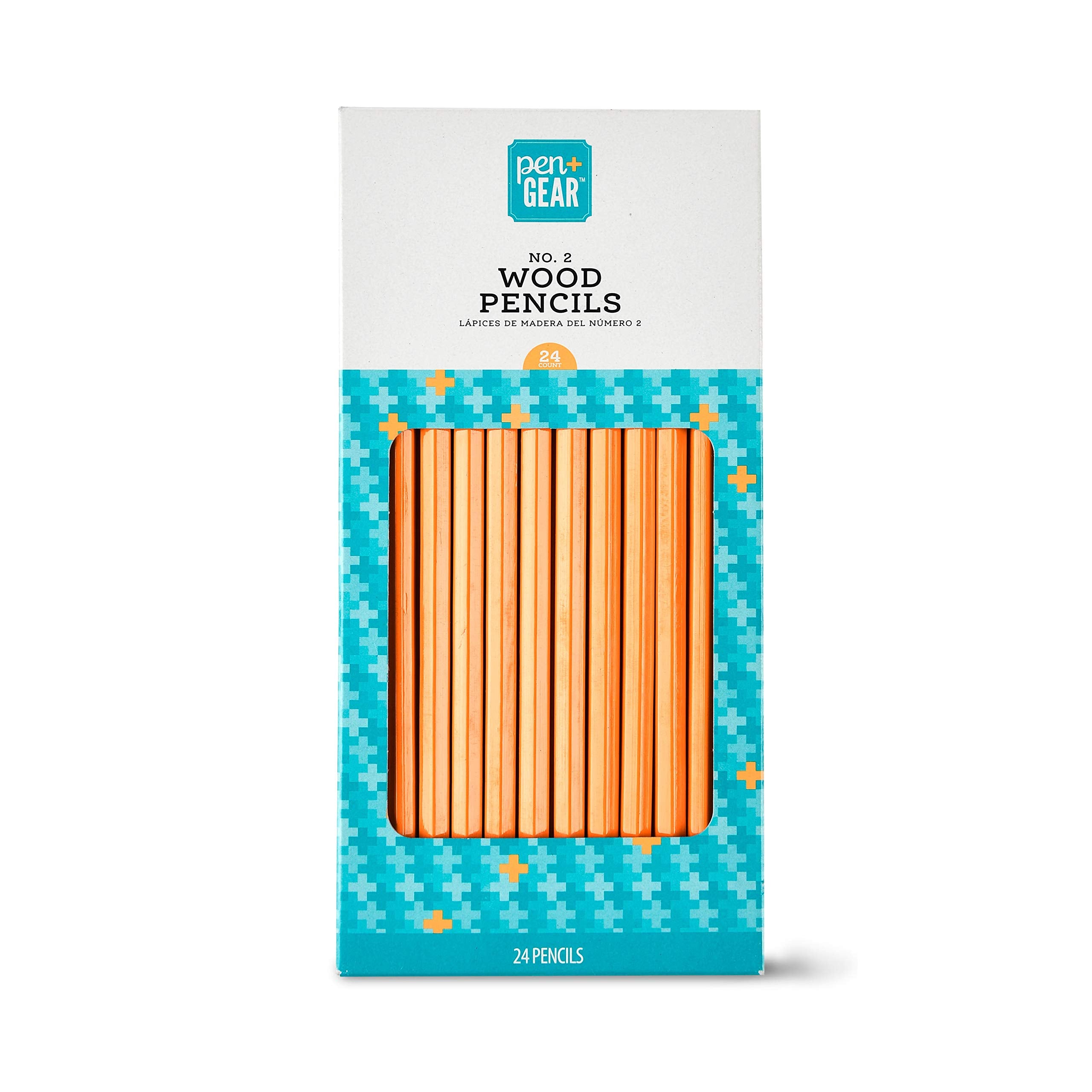 Pen+Gear No. 2 Wood Pencils 24 Count, School And Office (24 Count)