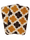 SARAL HOME EASY LIVING Polyester Saral Home Keine Soft Antiskid Bathmat 2PC, Yellow. 40x60 cm, Rectangular
