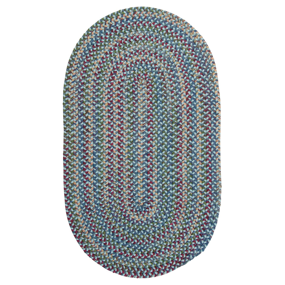Colonial Mills Worley Oval Area Rug, 3X5, Blue